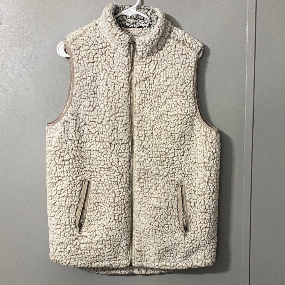 Thread & Supply Cream Sherpa Vest